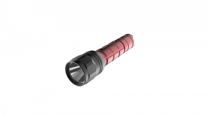 Linterna larga brillante estupenda práctica recargable dura del tiempo de trabajo 1x18650 IP67 de la venta caliente del guardia de seguridad XML T6