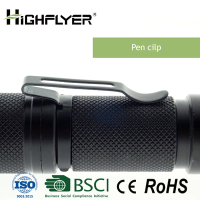 Linterna recargable micro del Usb del botón del resplandor de XPE, linterna del haz del foco del LED