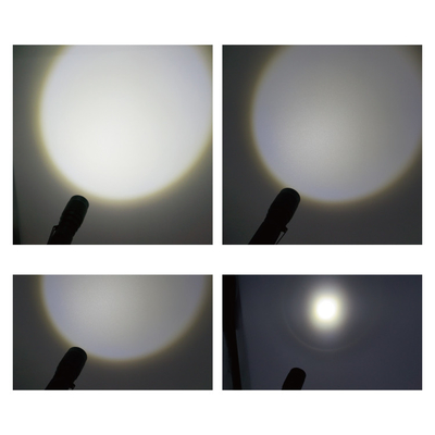 Material de la aleación de aluminio del lumen de la linterna de LED del Aa EDC del Cree del botón alto