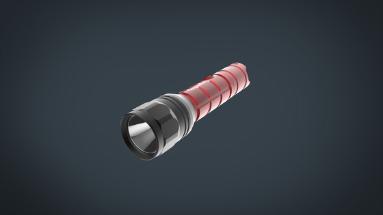 antorcha recargable de seguridad inherente de la PC T6 de la linterna del bombero de la prenda impermeable 6W