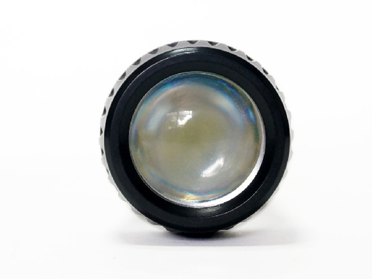 Color blanco transparente recargable de sacudida de la linterna de LED de la emergencia de la mano impermeable