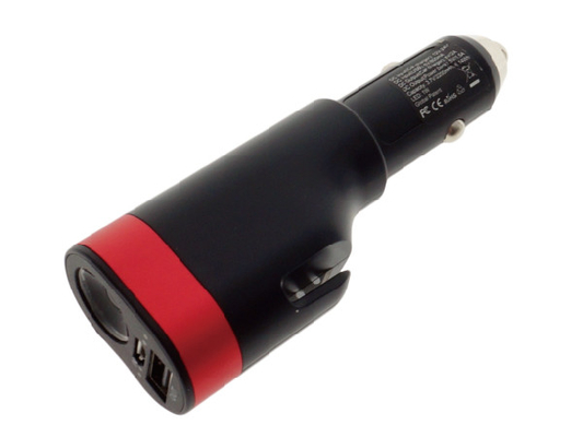 Carga recargable del enchufe del coche de la linterna de LED 1W de la emergencia del interruptor del pulgar