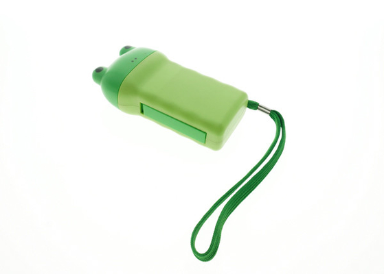 Antorcha de carga del dínamo del juguete de la forma de la rana del uno mismo promocional de la linterna de LED