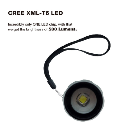 3 * estilo tradicional de la antorcha del metal de la linterna de LED XML T6 del EDC de las pilas AAA