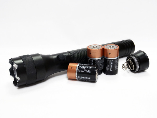 Resistencia de agua de la linterna IPX7 del bolsillo de IPX7 LED Edc con 3 * baterías de D