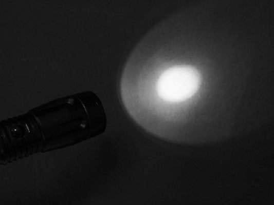 La antorcha eléctrica llevada color negro, autodefensa llevó diseño industrial de la linterna