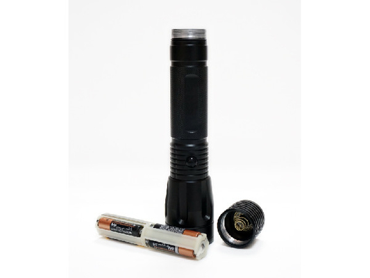 Alto lumen anodizado duro 6W de la linterna de LED que acampa 18230cd de potencia de salida