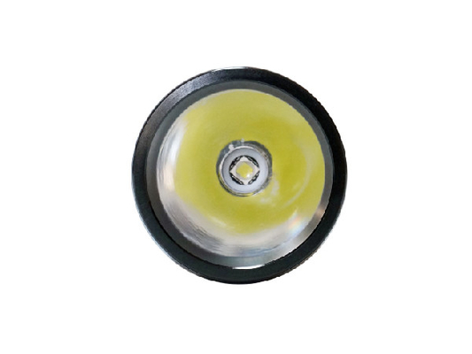 Color militar recargable del negro del grado de la linterna de LED IPX7 de la autodefensa