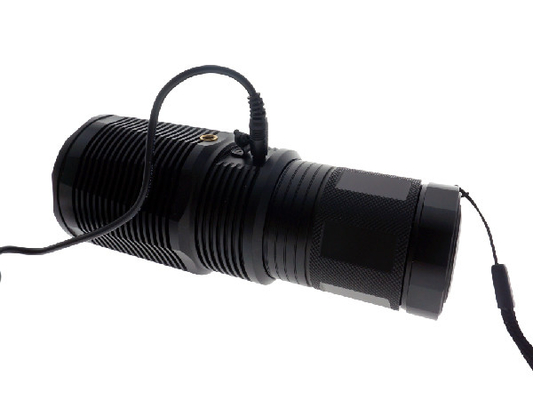 Material recargable de la aleación de aluminio del bulbo de la linterna de LED XHP 50 del ion de Li del disipador de calor