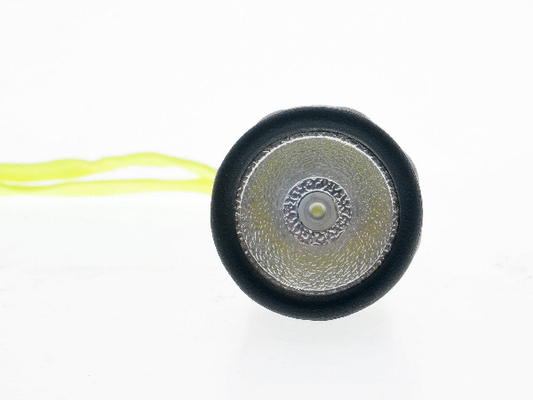 Antorcha plástica del acuanauta del buceo con escafandra de la cubierta de la linterna de LED de goma del salto