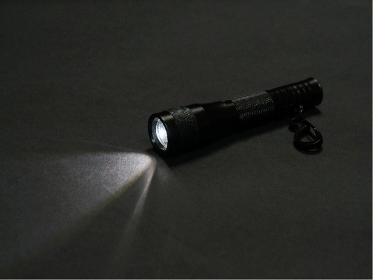 Linterna caliente del llavero del blanco LED del mini enfoque con 1 * batería seca del AAA