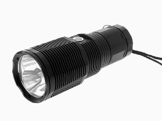 Alta linterna de LED recargable brillante extrema de la resistencia de agua de los lúmenes 4x18650 8800mAh de XHP50x3 LED 6000 IP67