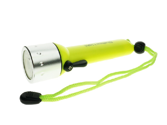Linterna llevada subacuática profesional, 30 metros de linterna subacuática del salto