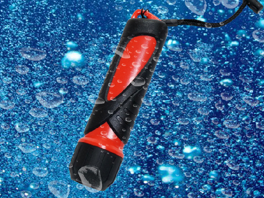 IPX8 impermeabilizan la linterna que se zambulle llevada, linterna del buceo con escafandra de los 10m de la batería 4AA