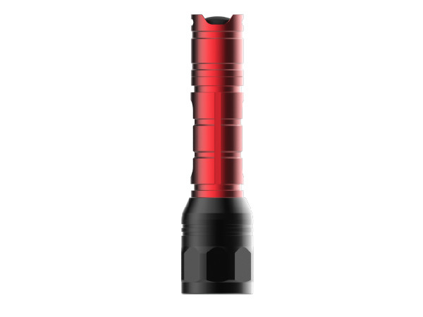 18650 antorcha de enfoque del tamaño de la linterna del haz IPX4 de la vara brillante de seguridad inherente práctica de la señal